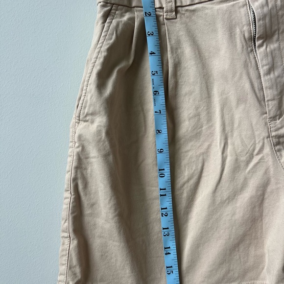 GAP Tan Bermuda Shorts Relaxed Fit Cotton Blend - Picture 4 of 7
